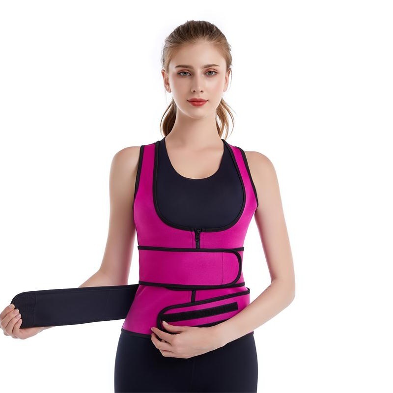 Neopren Waist Trainer For Women Workout Trimmer Belt Sauna Sweat Corset Cincher EE&JR