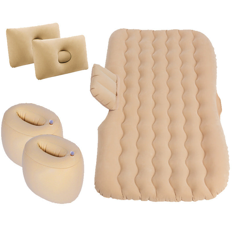 Inflatable Mattress Camping Car Air Mattress Car Travel Mattress Outdoor Car Pillow Bed EE&JR