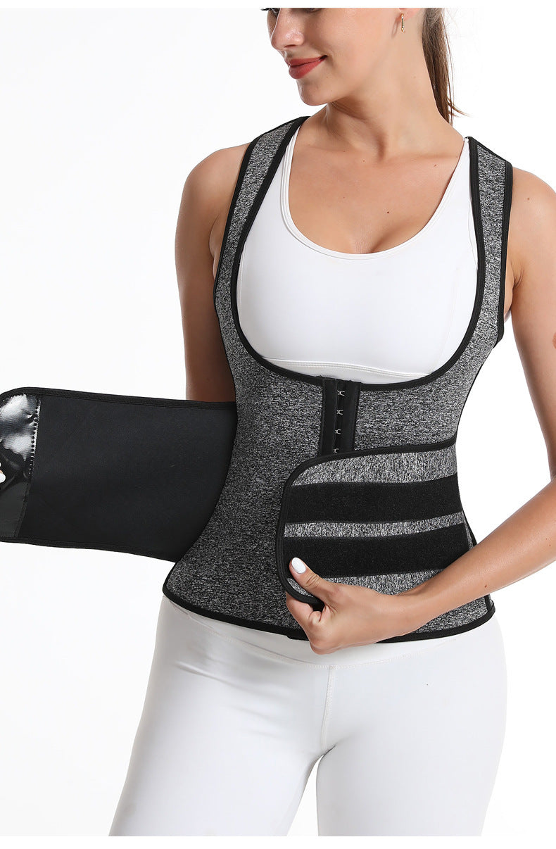 Neopren Waist Trainer For Women Workout Trimmer Belt Sauna Sweat Corset Cincher EE&JR