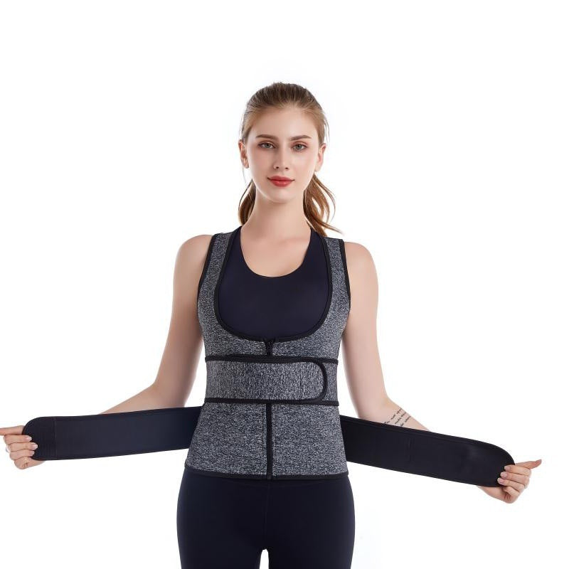 Neopren Waist Trainer For Women Workout Trimmer Belt Sauna Sweat Corset Cincher EE&JR
