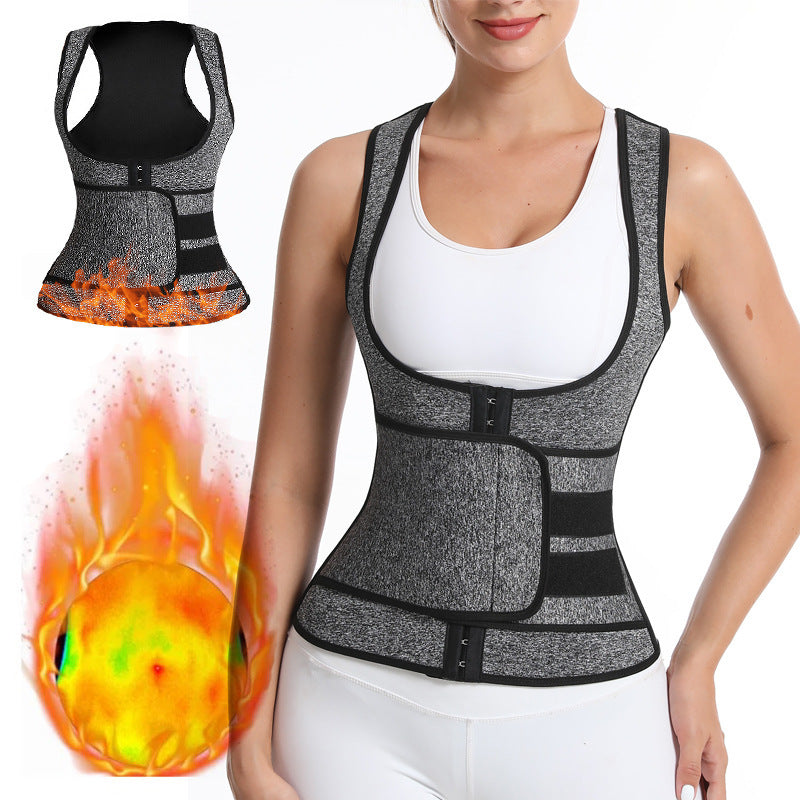 Neopren Waist Trainer For Women Workout Trimmer Belt Sauna Sweat Corset Cincher EE&JR