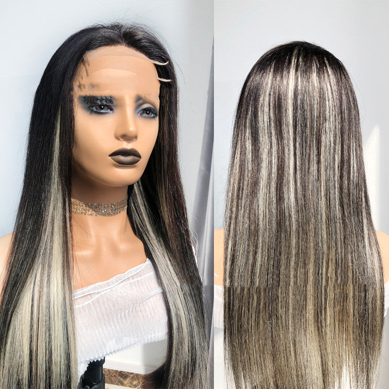 Reality Wig Headgear Lace Headgear Straight Body Wave Human Hair Wigs EE&JR