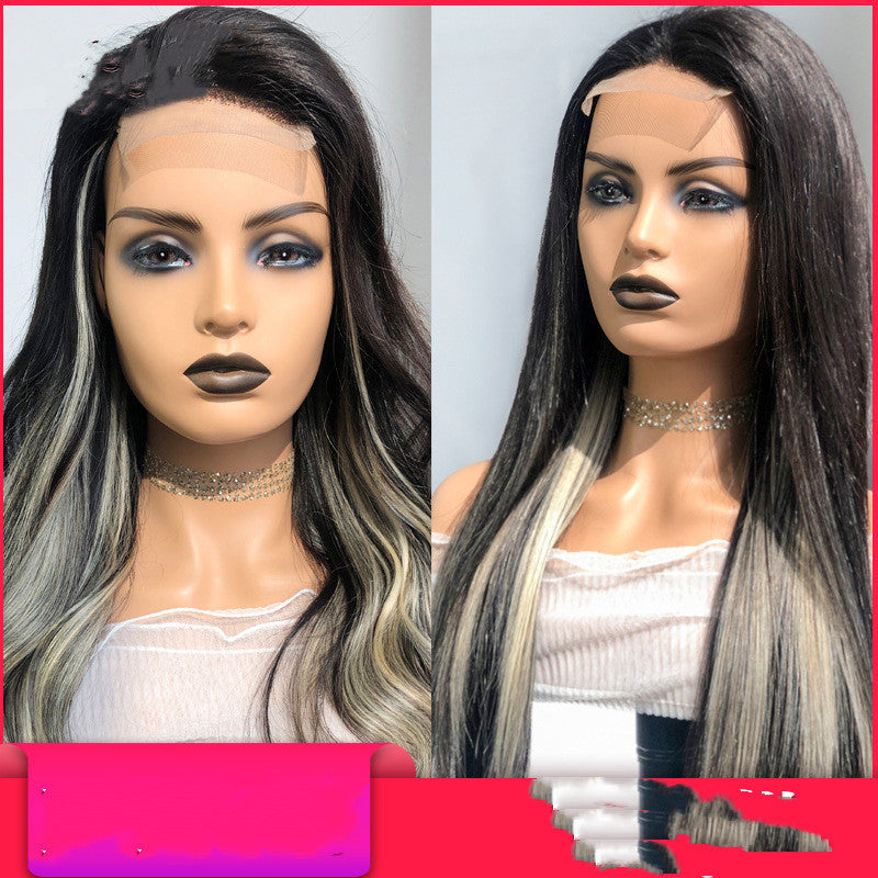 Reality Wig Headgear Lace Headgear Straight Body Wave Human Hair Wigs EE&JR