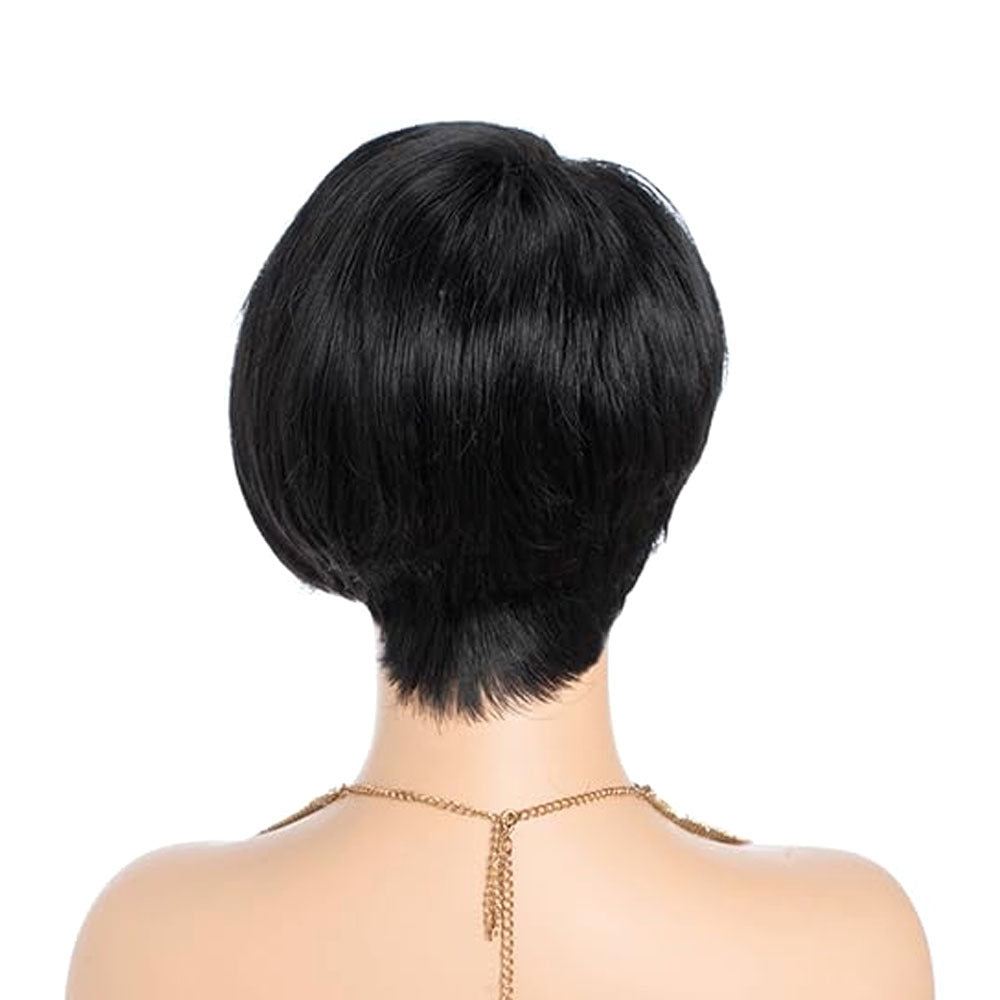 Human Hair Lace Bob Non-toxic Wig-pre-drawn, 13X4X1 Lace,  Short Straight, T-part Lace Front Short Wig, Suitable For The Whole Scene. EE&JR